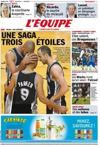 L'Equipe - Mardi 18 Juin 2013