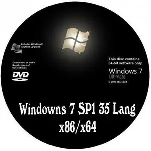 Microsoft Windows 7 SP1 35 Language Pack (x86/x64)
