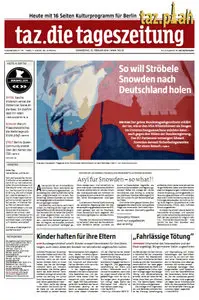 Tageszeitung TAZ vom 13 Februar 2014