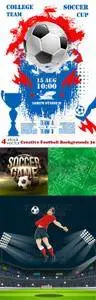 Vectors - Creative Football Backgrounds 30