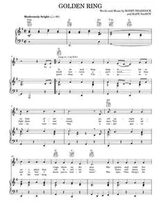 Golden Ring - George Jones, George Jones & Tammy Wynette, Tammy Wynette (Piano-Vocal-Guitar)