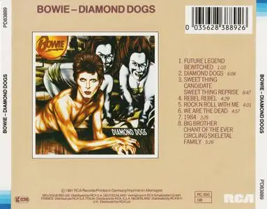 David Bowie - Diamond Dogs (1974) {1984, Germany 1st Press}