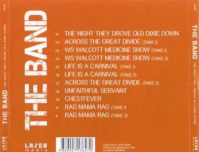 The Band - The Night They Drove Old Dixie Down: Radio Broadcast 1970 (1981)