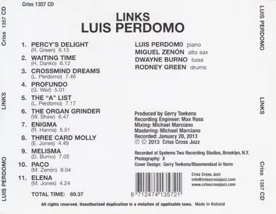 Luis Perdomo - Links (2013) {Criss Cross}