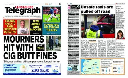 Lancashire Telegraph (Blackburn, Darwen, Hyndburn, Ribble Valley) – February 24, 2020