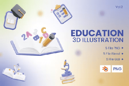 3d Cute Education Vol.2