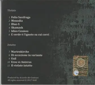 Accordo Dei Contrari - Violato Intatto (2017)