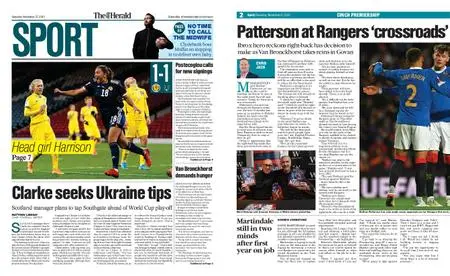The Herald Sport (Scotland) – November 27, 2021