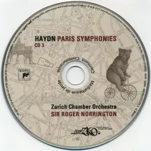 Zurich Chamber Orchestra - Sir Roger Norrington - Haydn - The Paris Symphonies (2015) [3CD] {Sony Classical}
