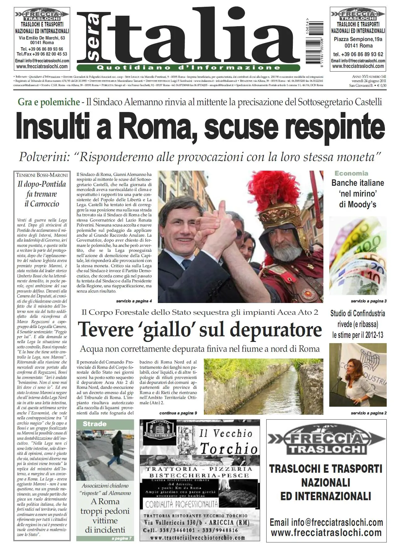 ITALIA SERA 23 24 GIUGNO 2011