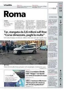la Repubblica Roma - 31 Gennaio 2018