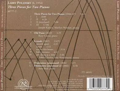 Larry Polansky (b.1954) - Three Pieces for Two Pianos (2016) {New World Records 80777-2 Official Digital Download}