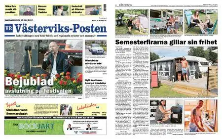 Västerviks-Posten – 17 juli 2017