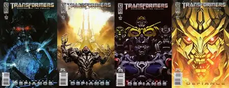 Transformers: Revenge of the Fallen Movie Prequel - Defiance #1-4 Complete