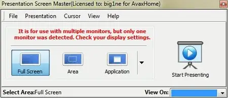 Presentation Screen Master 1.1.0