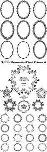 Vectors - Ornamental Floral Frames 31