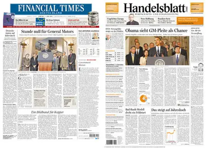 FinancialTimes Deutschland  & Handelsblatt vom 02.06.2009