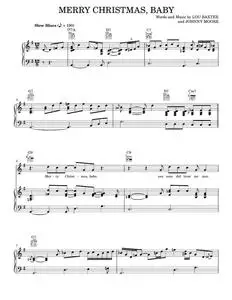 Merry christmas baby - Eric Clapton (Piano-Vocal-Guitar)