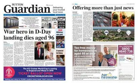 Sutton Guardian – August 16, 2018