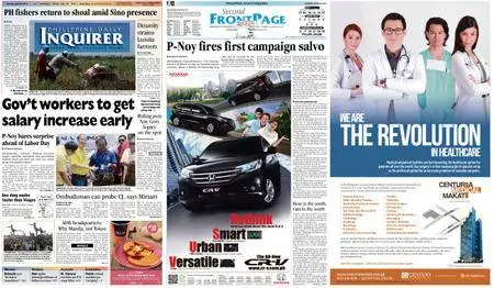Philippine Daily Inquirer – April 30, 2012