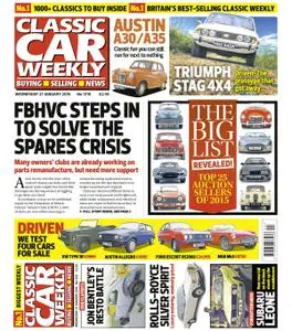 Classic Car Weekly – 27 January 2016