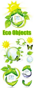 Eco Objects Vector