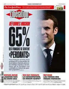 Libération du Mardi 14 Novembre 2017