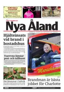 Nya Åland – 18 december 2018