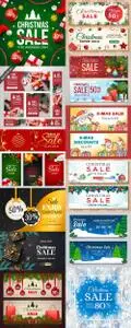 Holiday Sales Banners Vector Collection 2