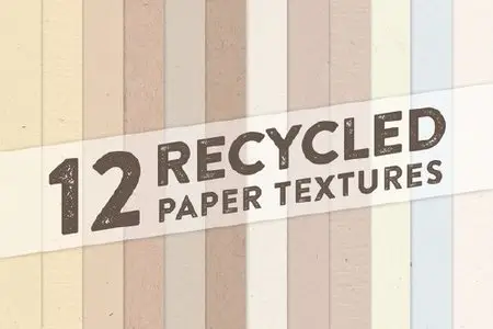 12 Recycled Paper Textures