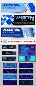 Vectors - Blue Business Banners 8