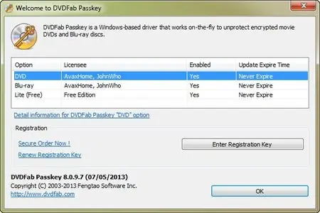 DVDFab Passkey 8.0.9.7