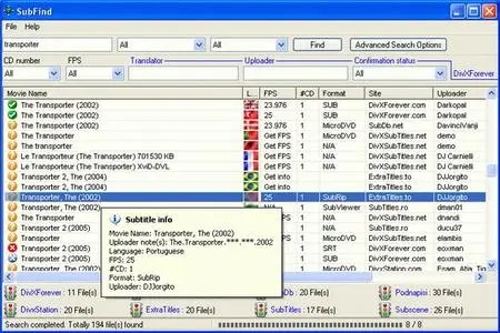 Subfind v1.7