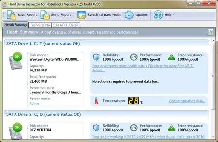 Hard Drive Inspector 4.30 Build 225 Pro & for Notebooks Portable