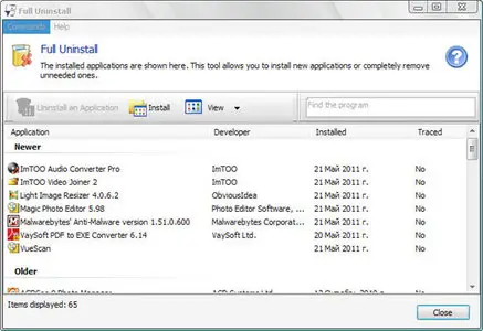 Full Uninstall 2.11 Final Portable