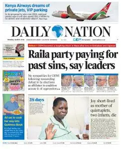 Daily Nation (Kenya) - April 8, 2019