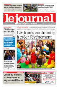 Le journal de Saone et Loire - Jeudi 8 Septembre 2011