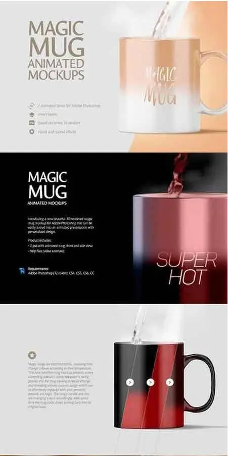 CreativeMarket - Magic Mug Animated Mockup / AvaxHome