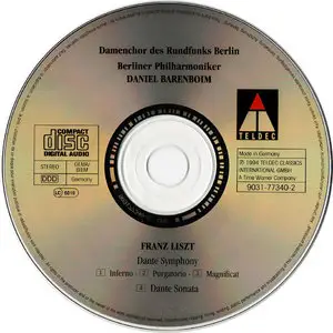 Daniel Barenboim, Berliner Philharmoniker - Franz Liszt: Dante Symphony & Dante Sonata (1994)
