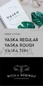 Vaska - Hand drawn, bold, powerful