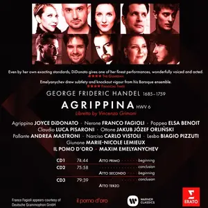 Maxim Emelyanychev, Il Pomo d'Oro, Joyce DiDonato, Franco Fagioli - George Frideric Handel: Agrippina (2020)