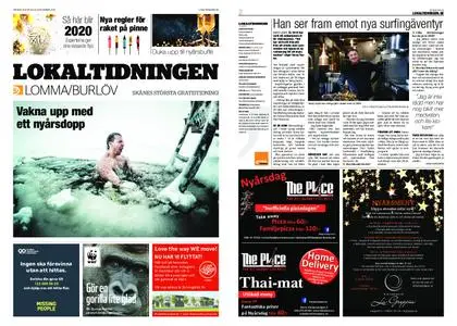 Lokaltidningen Lommabladet – 28 december 2019