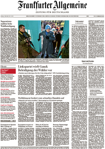 Frankfurter Allgemeine Zeitung vom Montag, 03. November 2014