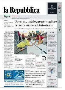 la Repubblica - 20 Agosto 2018