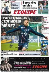 L'Equipe Edition du Samedi 3 Novembre 2012