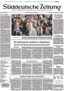 Süddeutsche Zeitung vom Dienstag, 04. November 2014