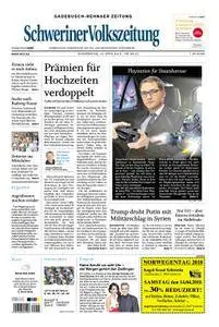 Schweriner Volkszeitung Gadebusch-Rehnaer Zeitung - 12. April 2018