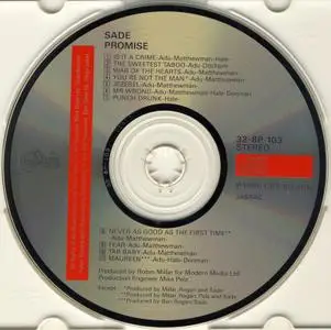Sade - Promise (1985) {Japan 1st Press} Repost