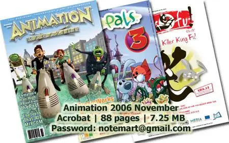 Graphics Notepack - Animation Magazine 2006 - All the issues!