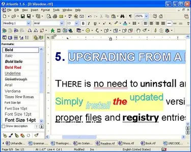Atlantis Word Processor 1.6.6.4 Portable